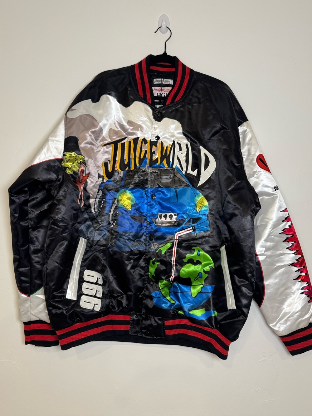Headgear Classics Juice WRLD Goodbye & Good Riddance Satin Bomber Jacket 6XL